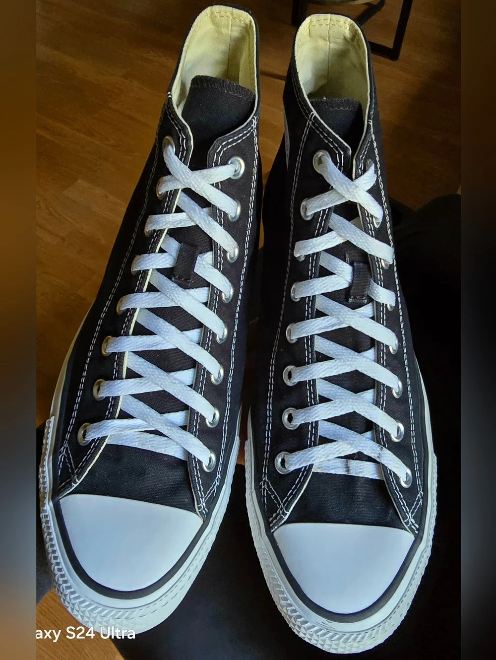 Unisex Sz 12 Men's/14 Women's CONVERSE CTAS HI Black Casual Shoes - Picture 2 of 7
